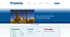Desktop Screenshot of gestionproxima.com