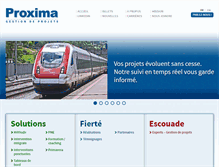 Tablet Screenshot of gestionproxima.com